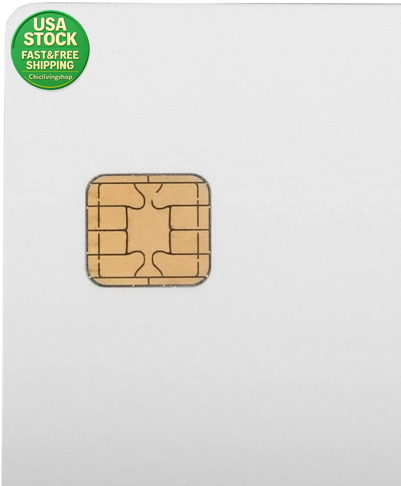 J2A040 Chip Java Jcop Cards HICO Magnetic Stripe 1 Pack White Black