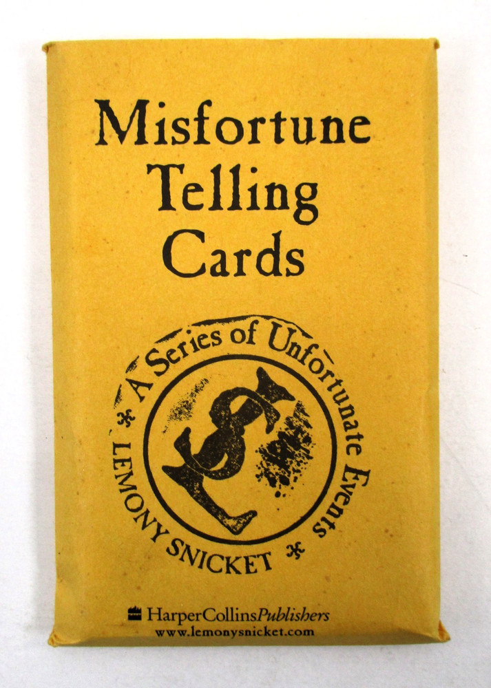 SEALED "Misfortune Telling Cards" Lemony Snicket 26 Tarot Deck HarperCollins