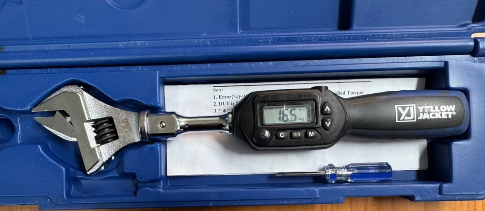 Yellow Jacket 60648 Adjustable Digital Torque Wrench