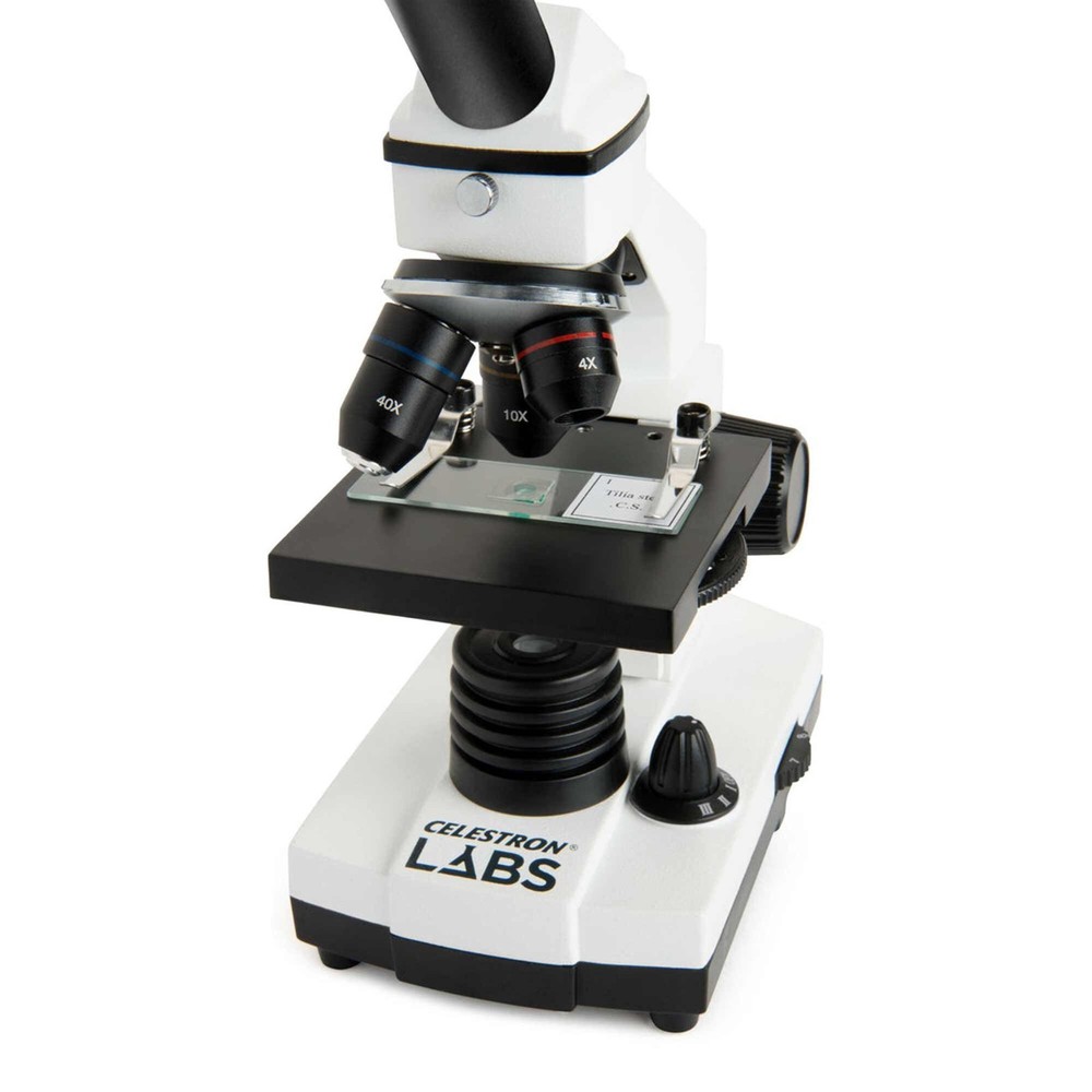 Celestron CM800 Compound Microscope White 800x Magnification CSN44128