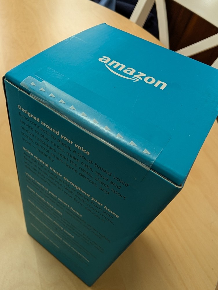 NEW Amazon Echo 2nd Gen Smart Assistant Sandstone Fabric NIB