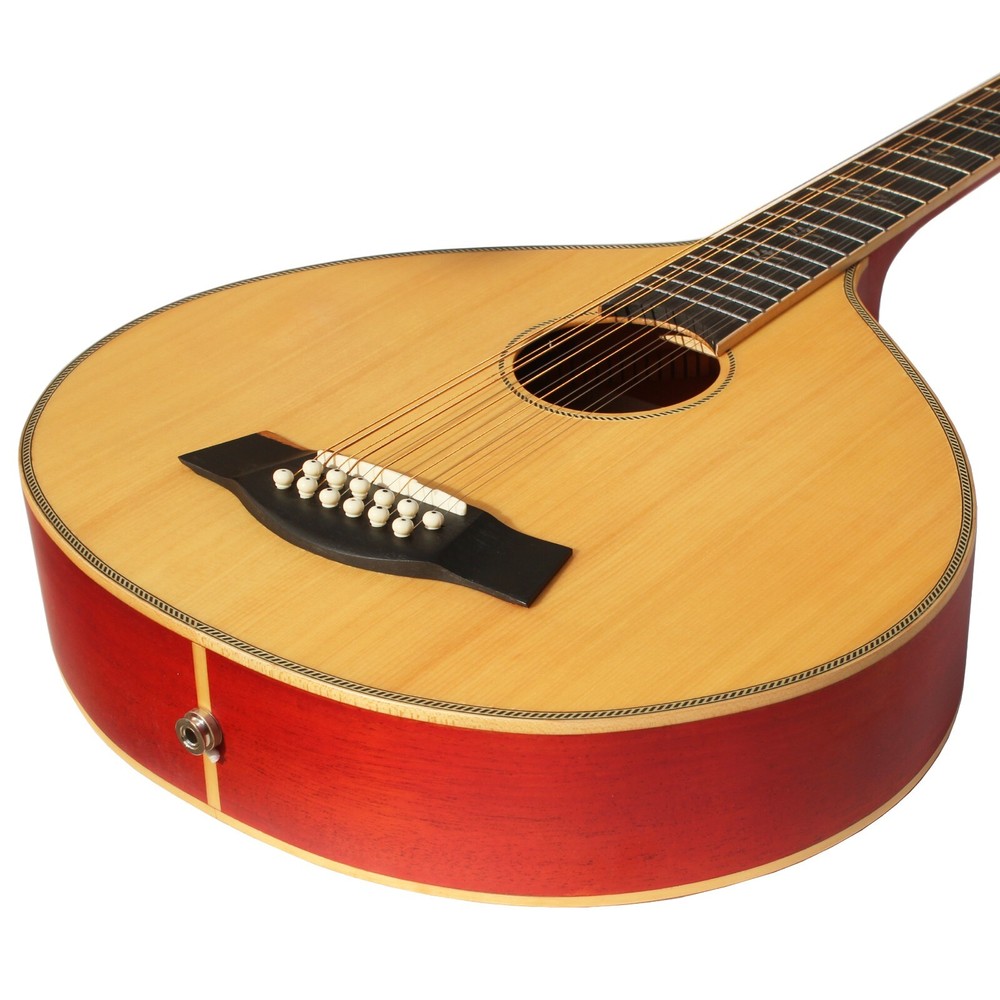 Bouzouki, 12 Strings Bouzouki Guitar with EQ (12 Strings)