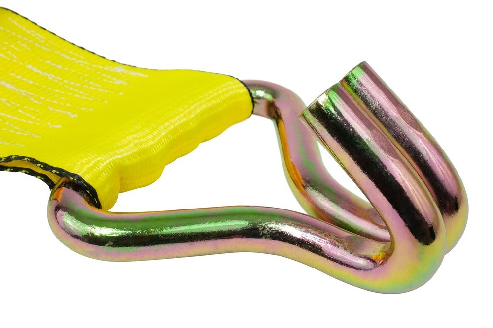 (12 Pack) 3"X30' Winch Straps w/wire hook, WLL 5000 Flatbed Tie Down Strap