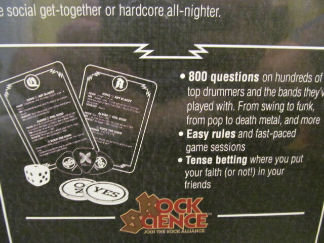 Rock Science Drum Trivia Game Beat the Competition