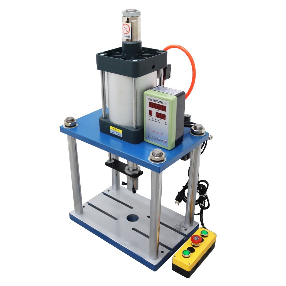 110V 2866Lbs Pneumatic Punch Press Machine w/Display Controller 0.98" Hole Dia.