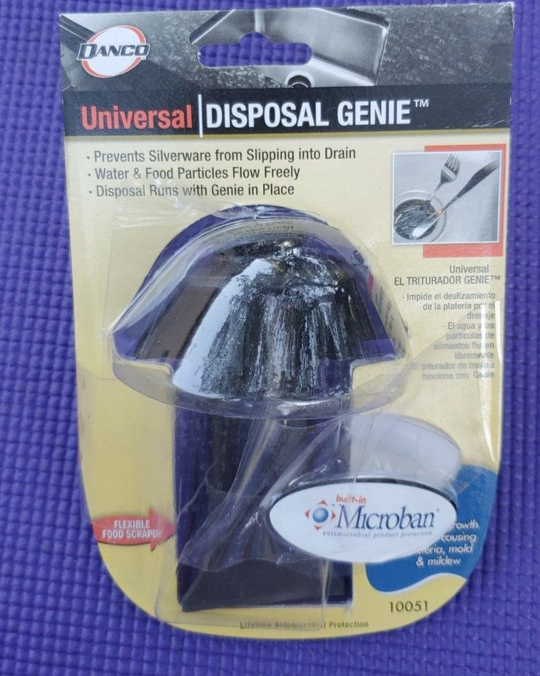 NEW DANCO Disposal Genie Garbage Disposal Strainer in Black