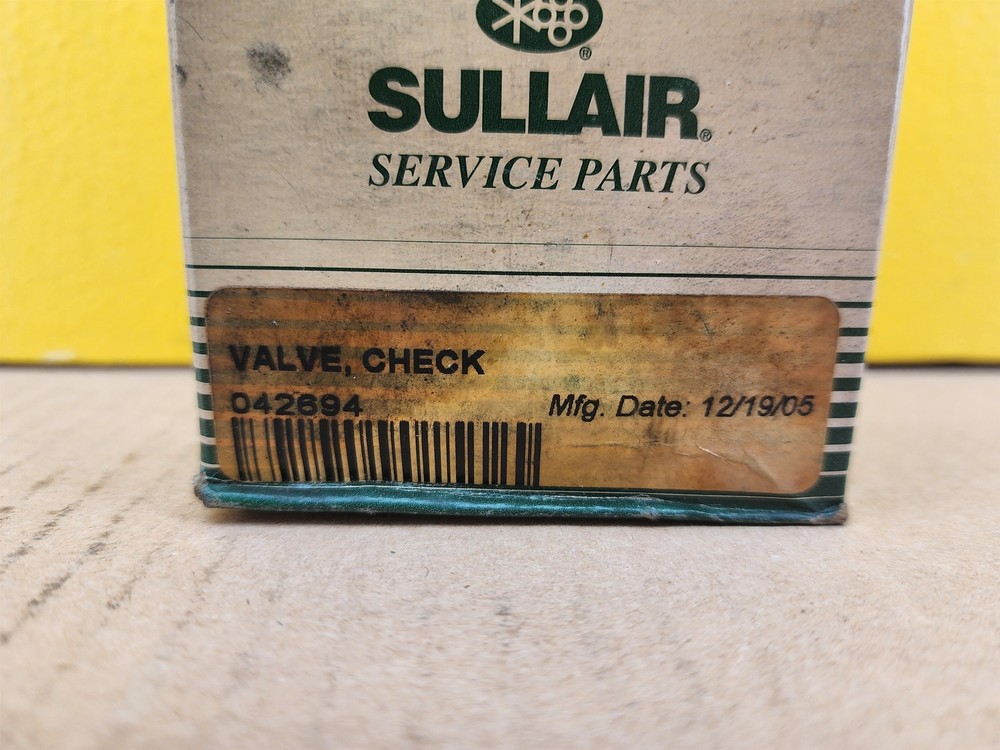 NEW Sullair 042694 1/2" Check Valve