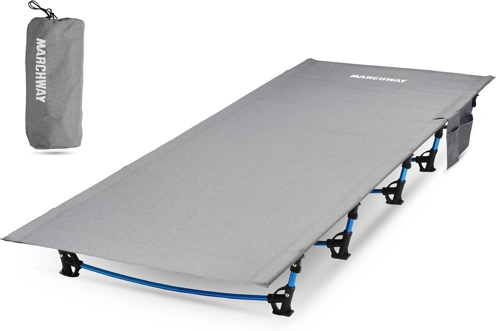 MARCHWAY Ultralight Folding Tent Camping Cot Bed