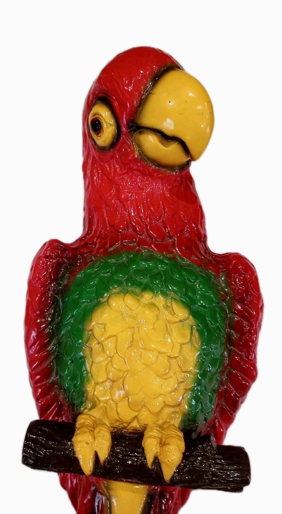 Vintage 26" Universal Statuary Hanging Macaw Parrot Statue