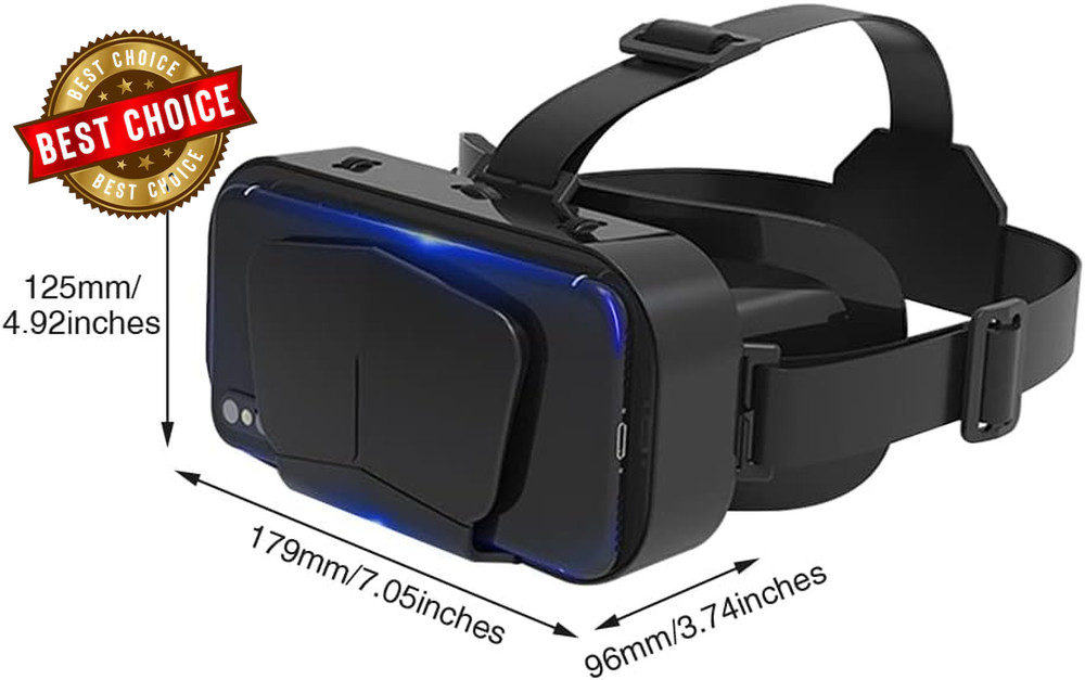 VR Headset 3D VR Glasses Universal Virtual Reality Goggles Support 360°Panorama