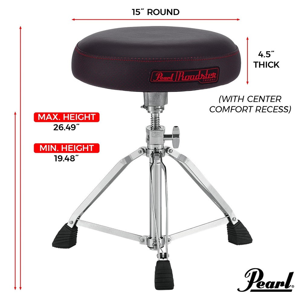 Pearl Roadster D1500 Multi-Core Donut Throne Black