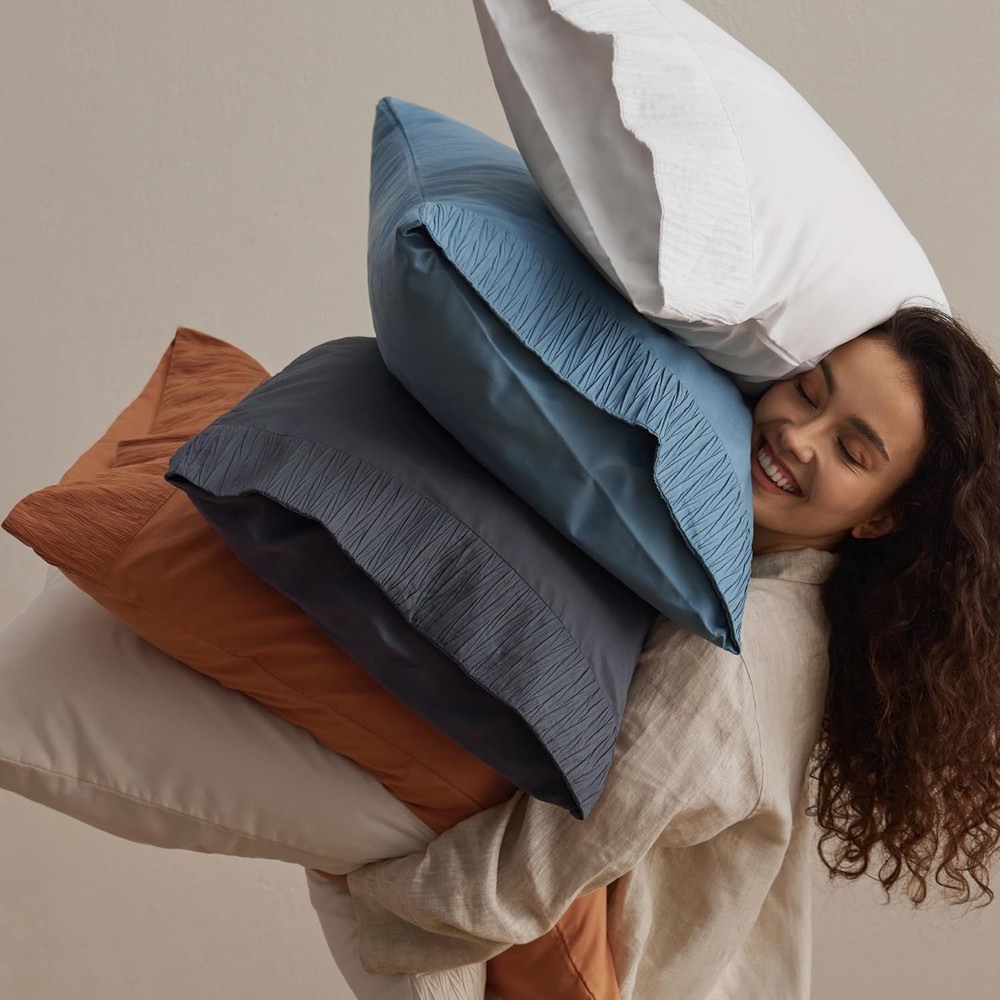 Queen Sheet Set - 4 Pieces Soft Queen Size Sheets - Breathable & Cooling - Hotel