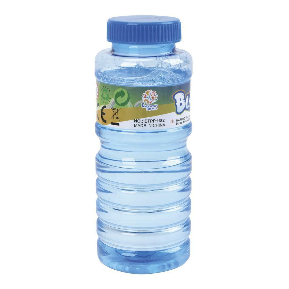 4 Pack Big Bubble Blow Refill 8oz Bubble Solution (Only) Bottle - Assorted Color