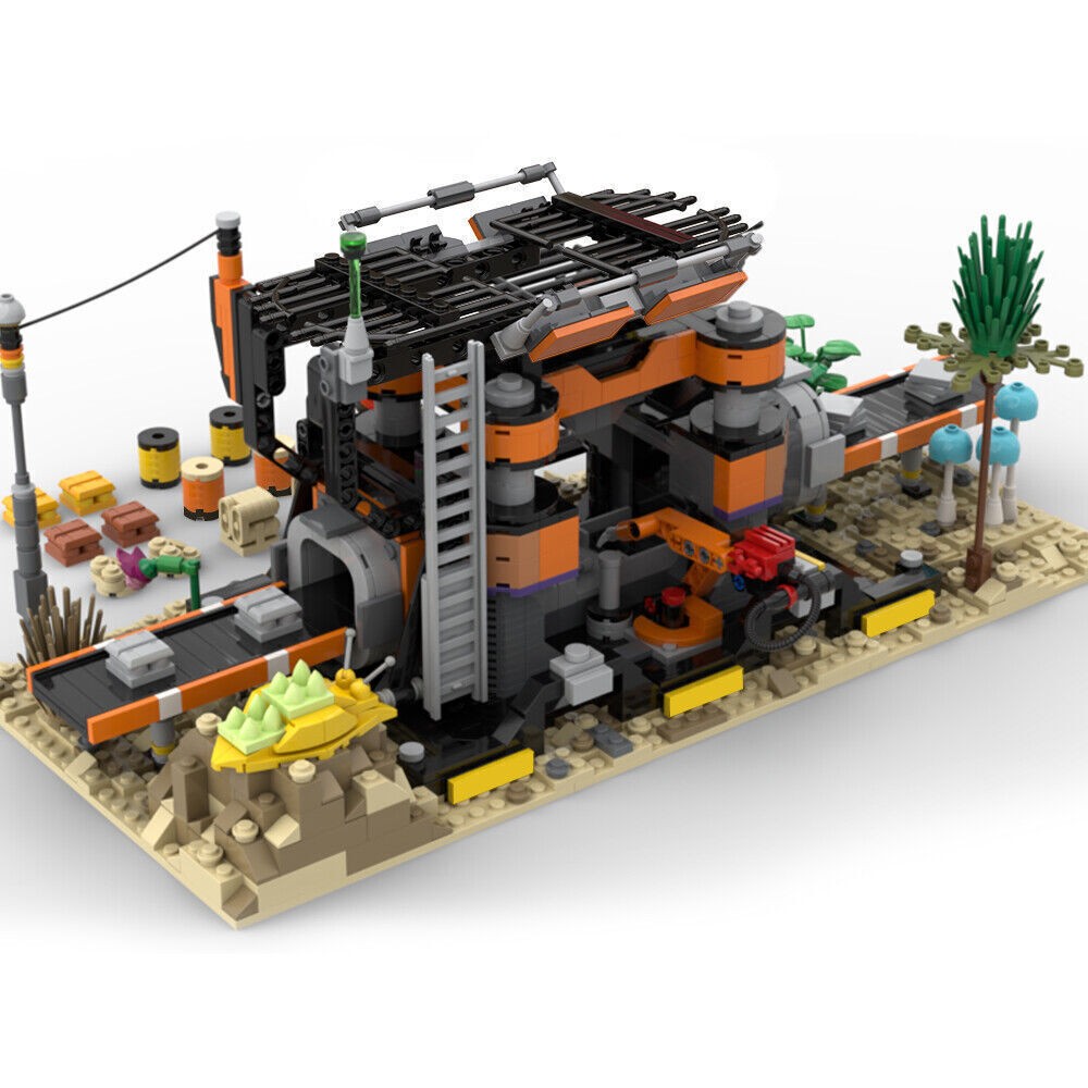 Modular Building Blocks Set for Satisfactory Constructor MOC Bricks Toys Gift