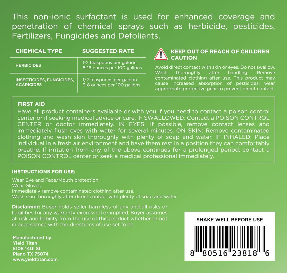 Primesource Halo 75WDG Select with Yield Titan's Vector Blue & Surfactant Combo