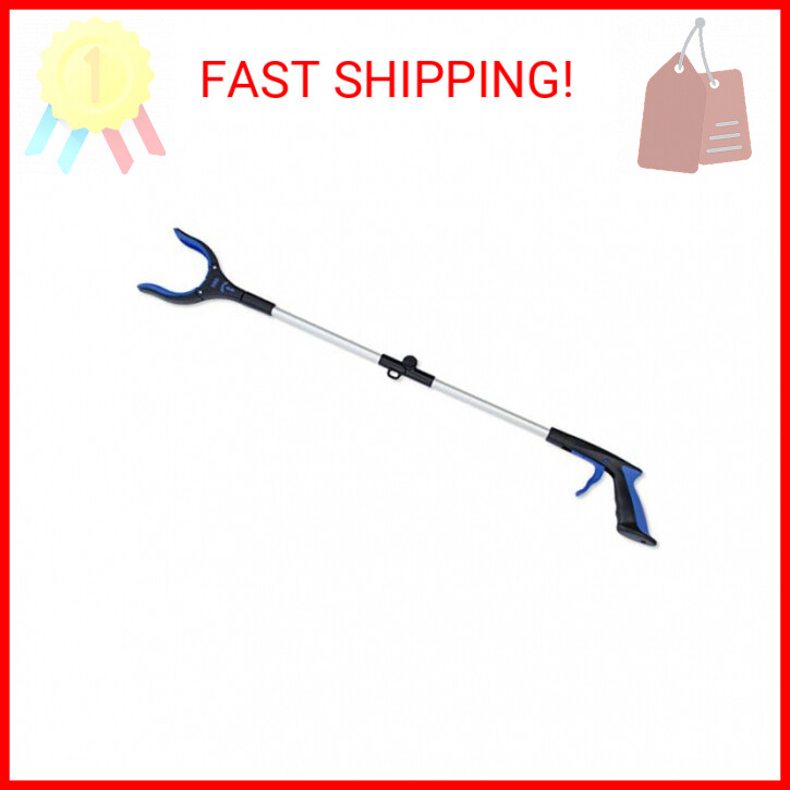 RMS 34 Inch Extra Long Reacher Grabber - Foldable Gripper and Reaching Tool