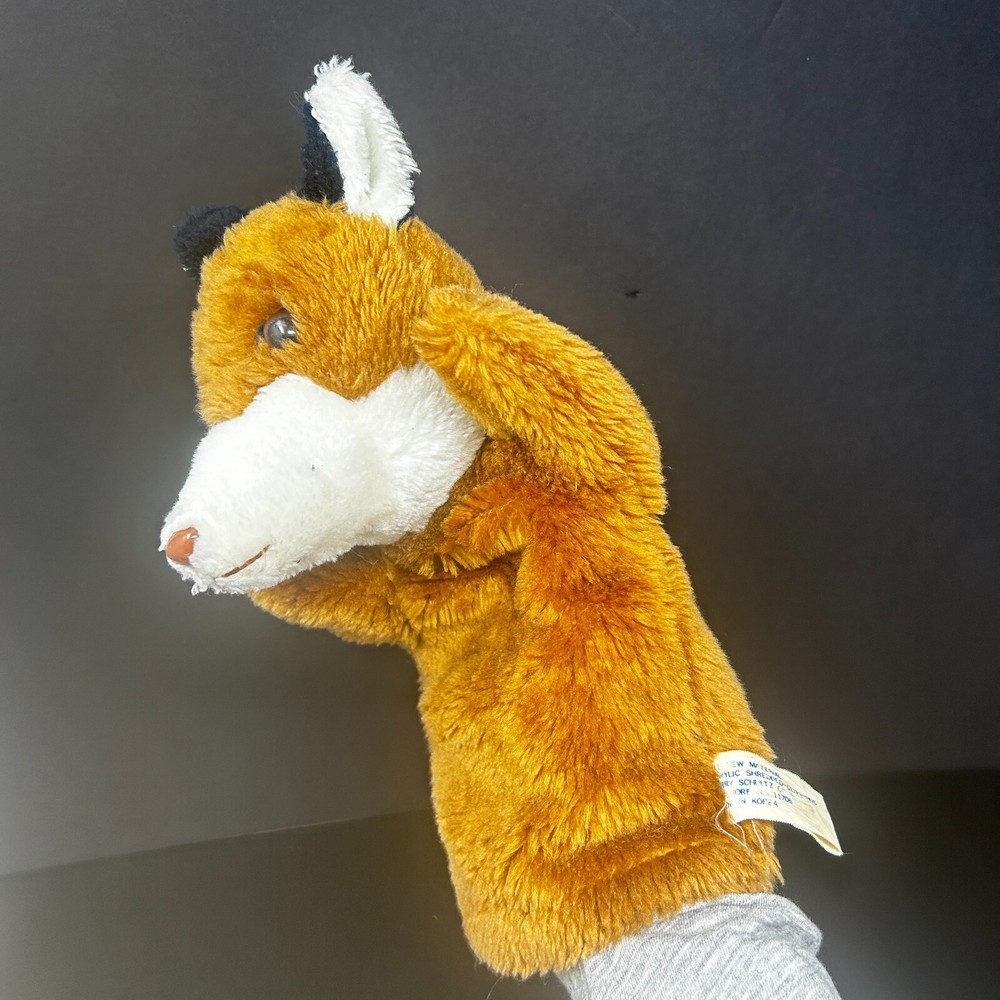 Vintage Jerry Schultz Co Fox Hand Puppet Korea