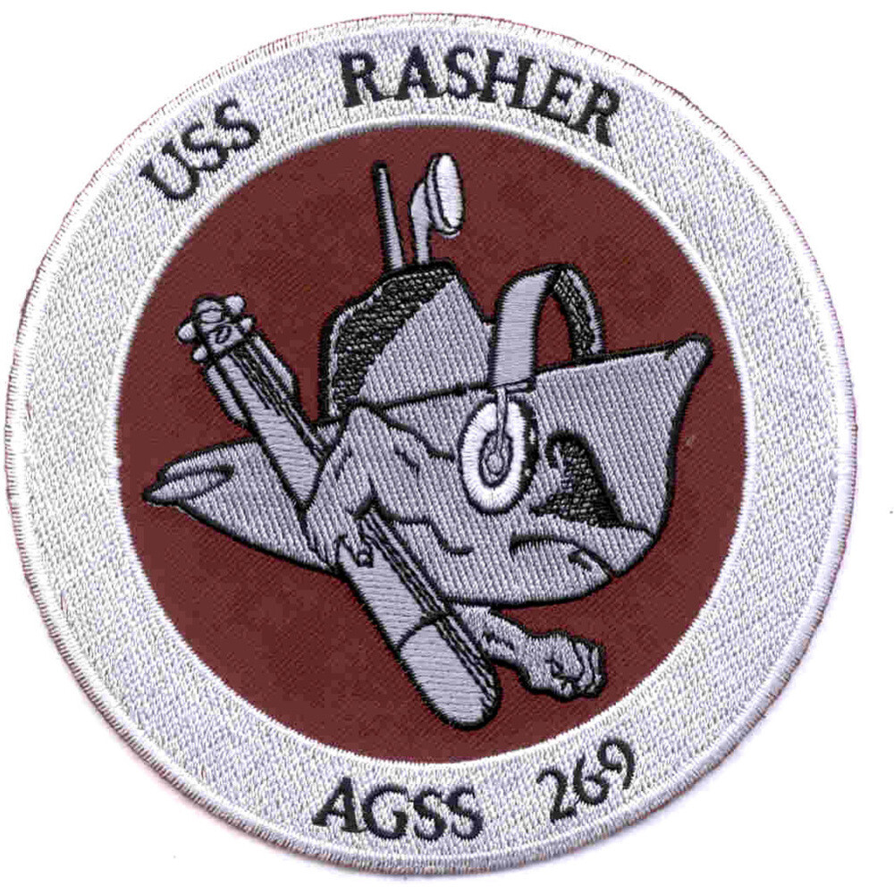 AGSS-269D USS Rasher Patch - Version D