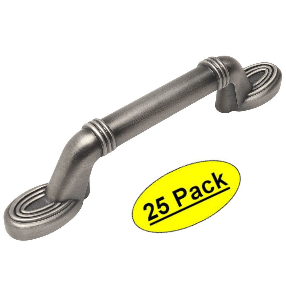 *25 Pack* Cosmas Cabinet Hardware Antique Silver Handles Pulls #4577AS