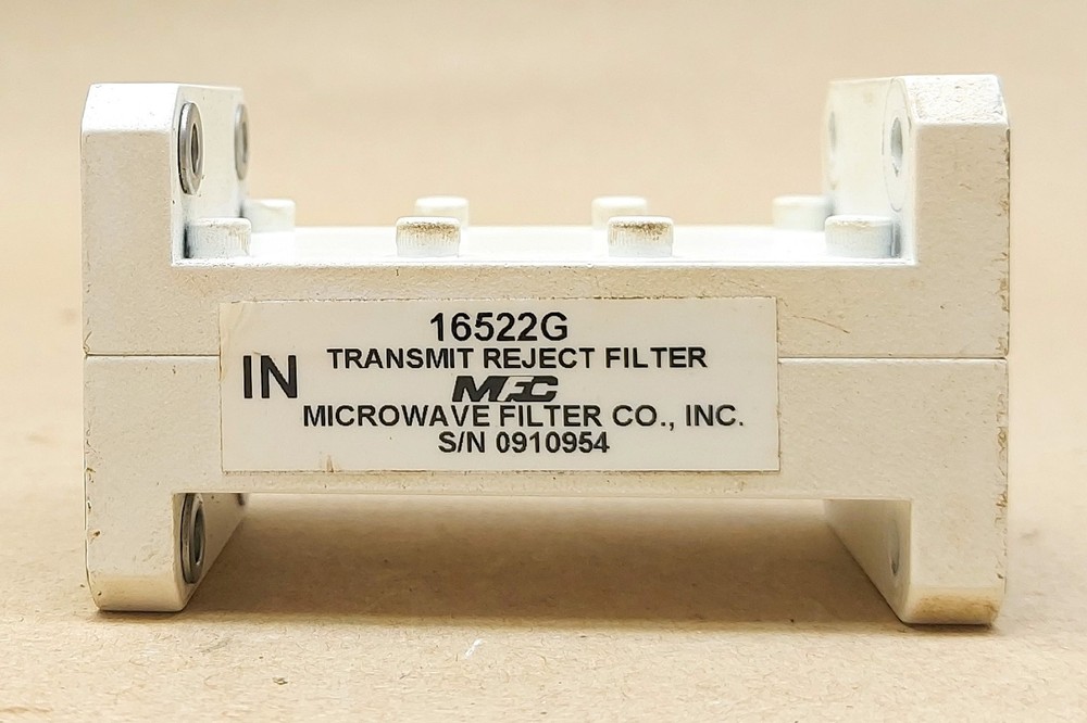 MICROWAVE FILTER CO.16522G TRANSMIT REJECT FILTER