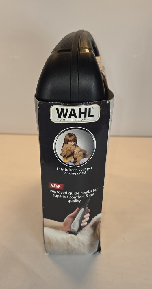 Wahl Quiet Pro Complete Dog Clipper Kit multiple size guide combs + instructions
