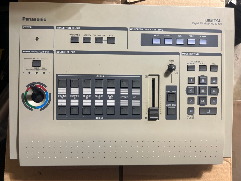 Panasonic Model WJ-MX20  Digital AV Mixer