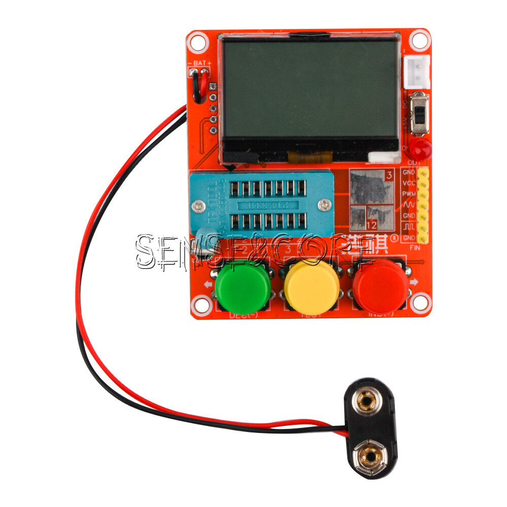 LCR-T4-MINI-Z Transistor Tester 1.7" 12864 LCD Capacitance Servo Frequency Test-