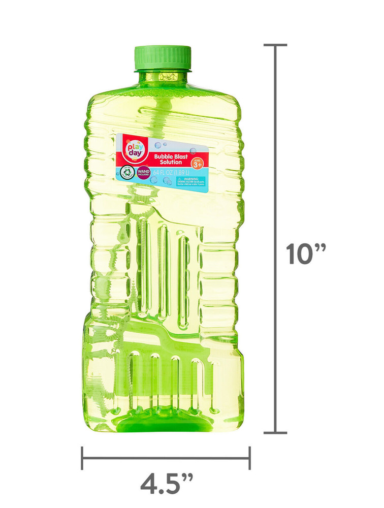 Bubble Blast Solution 64 oz By Play Day Lot Of 2
