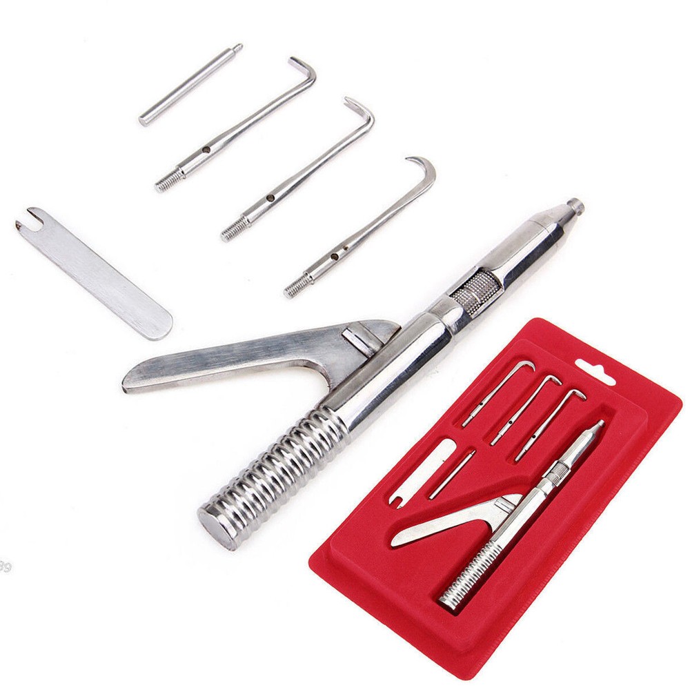 1 Kit Dental Autoclavable Automatic Singlehanded Crown Remover Gun Instruments