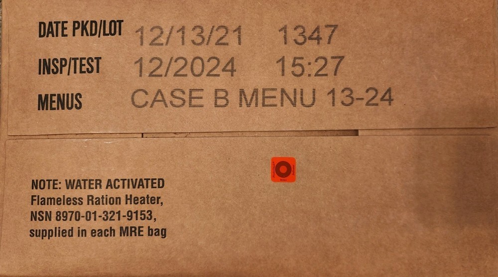 MRE - Meals Ready To Eat - Random Package