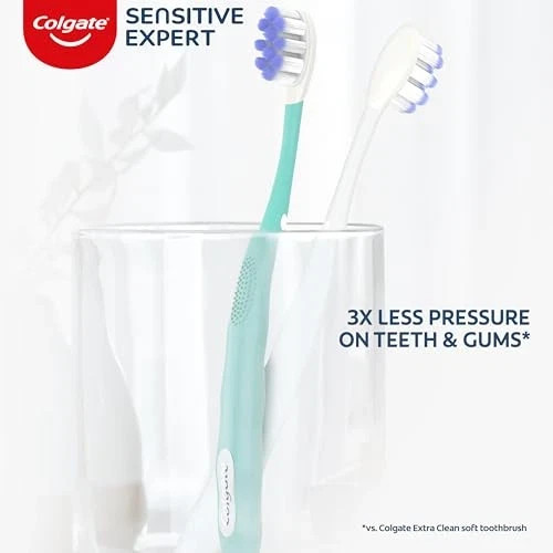 Open Box - Colgate Sensitive Expert Ultra Soft Toothbrush Sensitive Teeth, 2 CNT