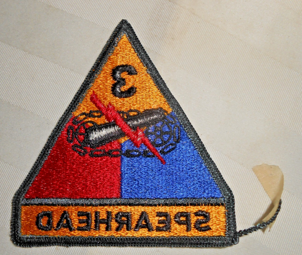Spearhead 3 Patch 3.75" X 4" Unused