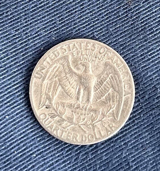 25 cent us coins 1965 with mark