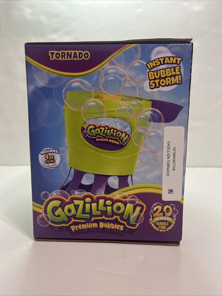 Gazillion Premium Bubbles Tornado Machine Ultimate Bubble Blower