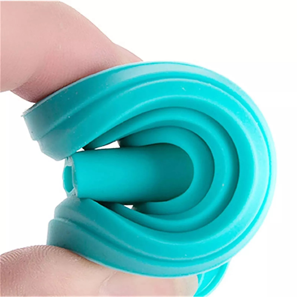 5X Silicone Collapsible Telescopic Foldable Mini Gel Funnel Kitchen Liquid Tools