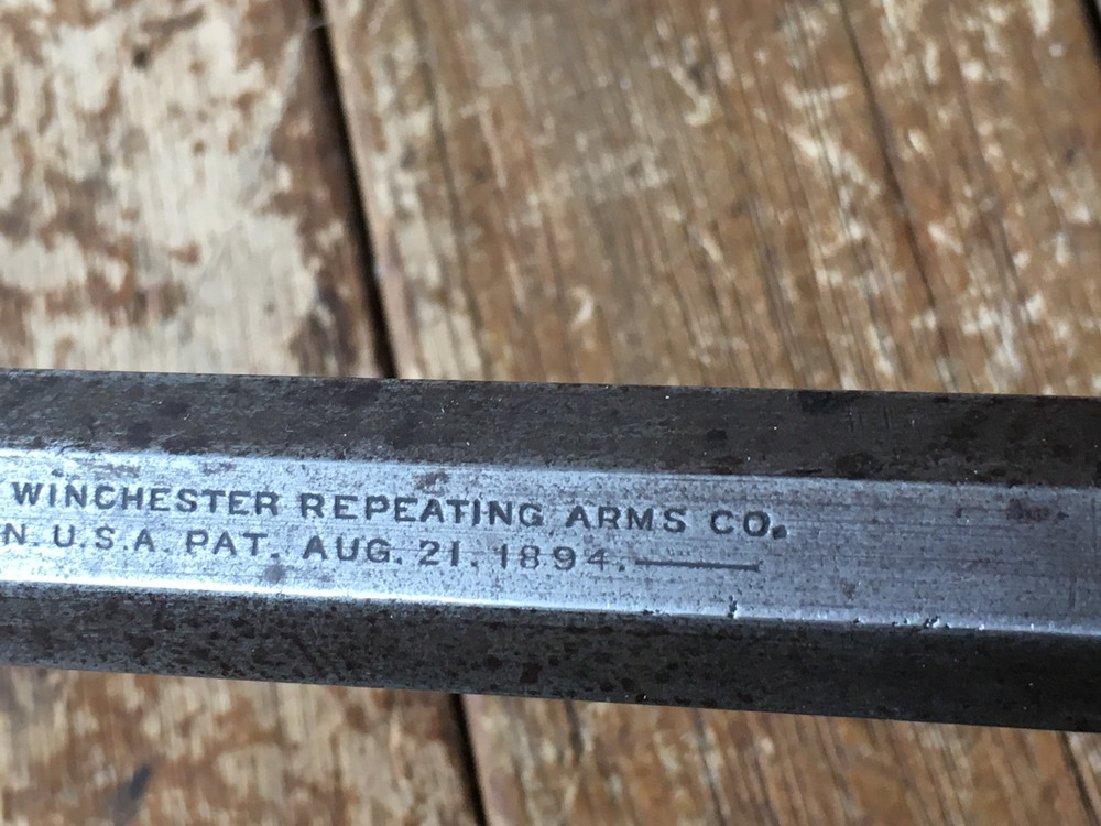 VINTAGE WINCHESTER OCTAGON BARREL 32-40 WITH FRONT SIGHT