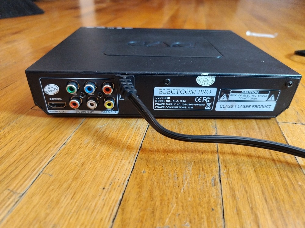 Electcom DVD Player ELC-1910 Works Great!