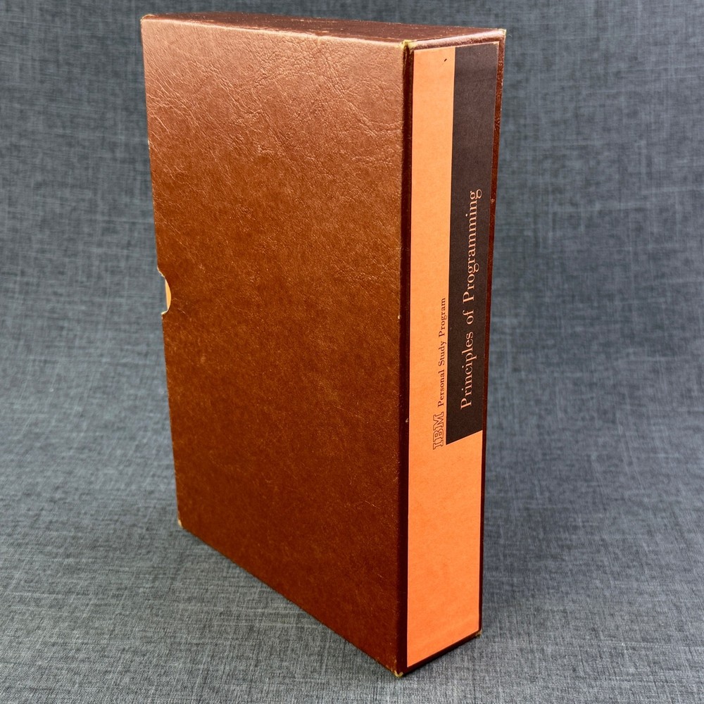 1961 IBM Principles of Programming 12 Book Set Personal Study Program Vintage
