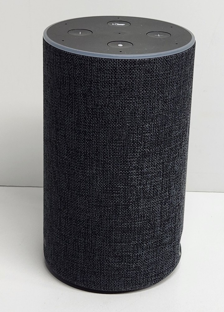 Amazon Echo 2nd Generation Smart Speaker With Alexa Dolby Charcoal Fabric TESTED