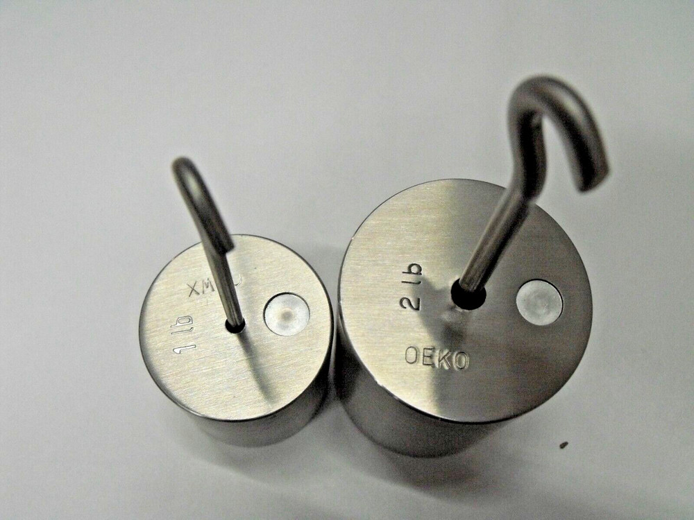 COM-TEN 1-2lb TENSILE PULL STRENGTH TESTER WEIGHTS COMTEN LOAD CELL CALIBRATION