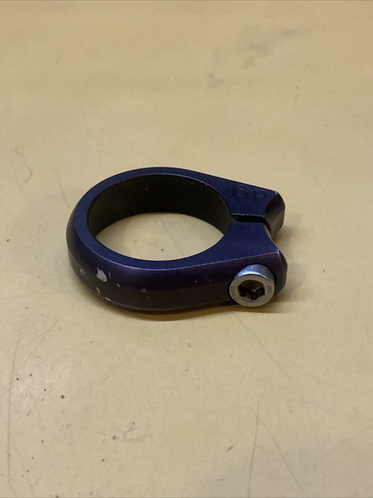 Black DKG Anodized Bolt-on Seatpost Clamp 35mm