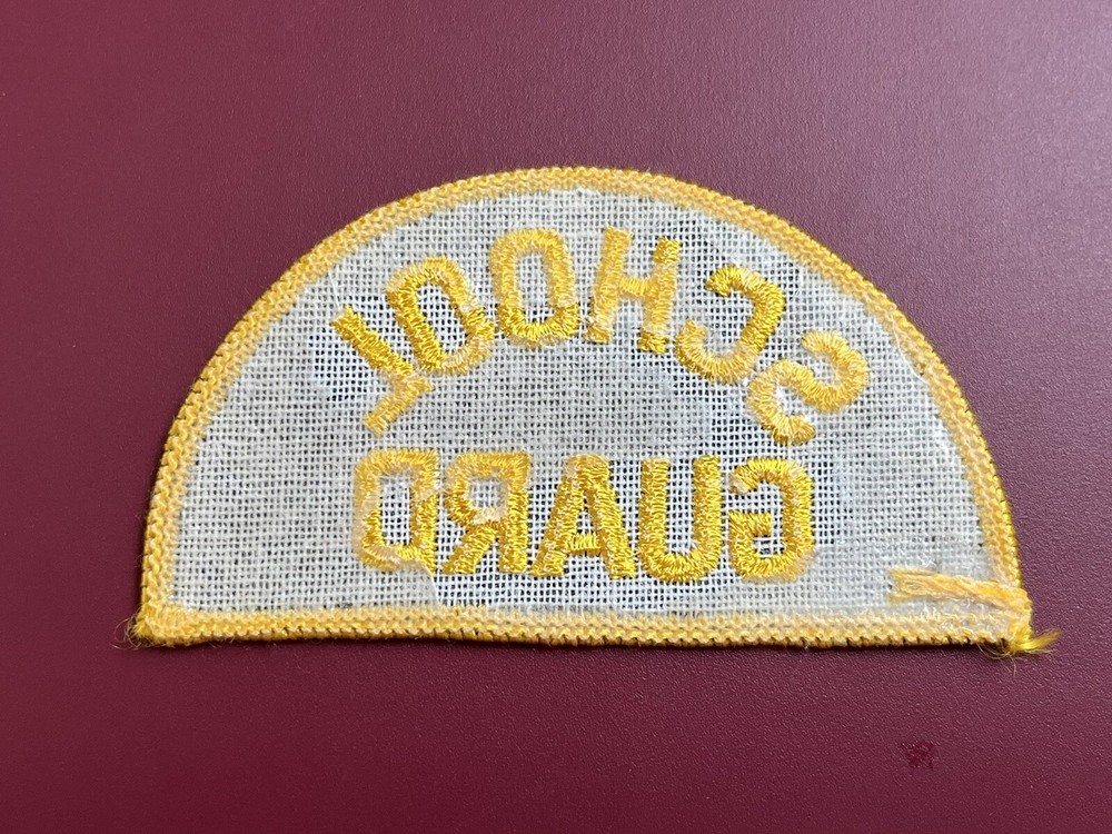 Vintage “School Guard” Souvenir Patch