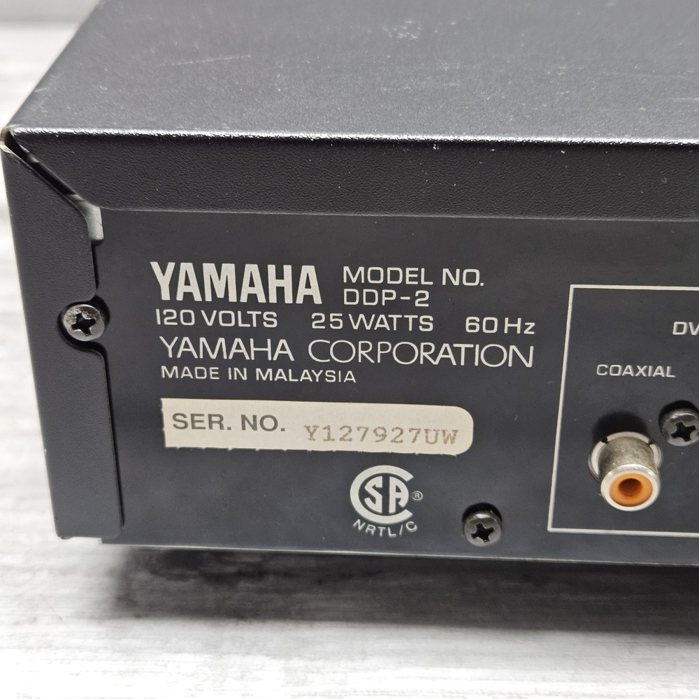 Yamaha DDP-2 Digital Sound Processor Device Tested Working