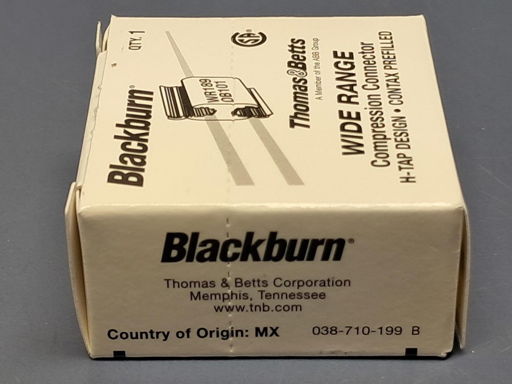 (25) ABB Blackburn Wide Range Compression Connectors WR189