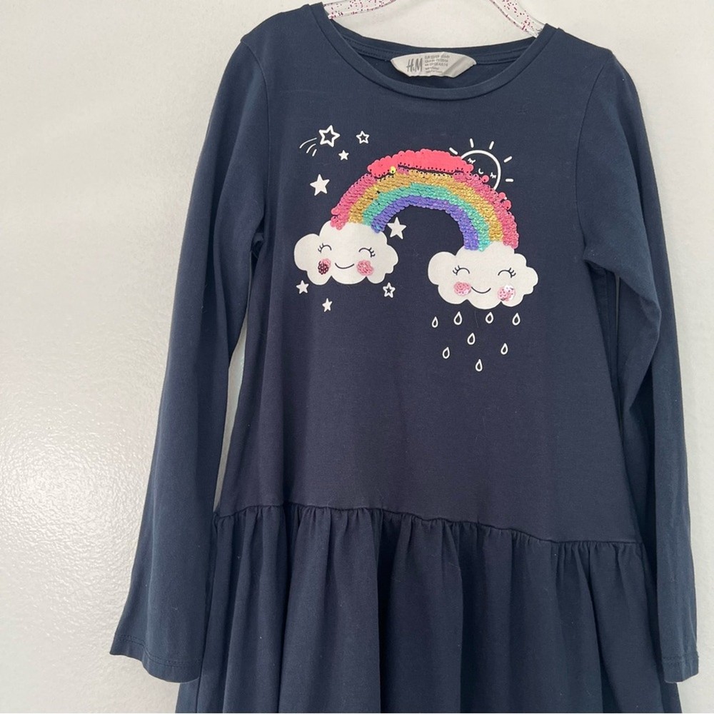 H&M Dress with Sequins 6-8Y