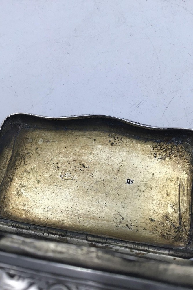 Sterling? Silver Snuff Box