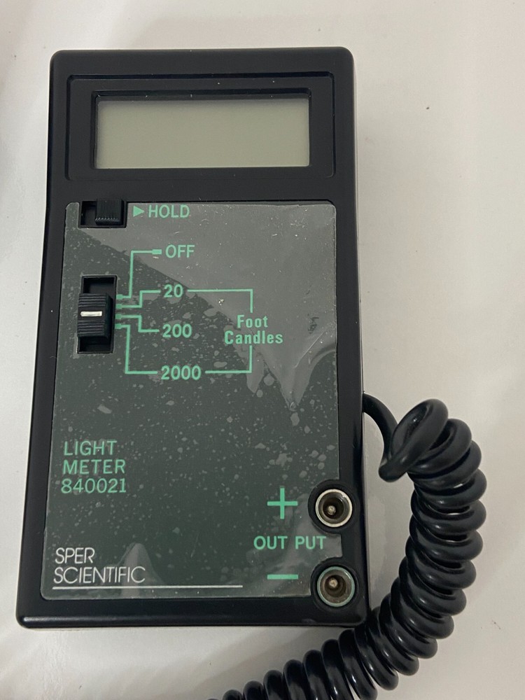 🚀 Sper Scientific Model # 840021 Light Meter (LL8)