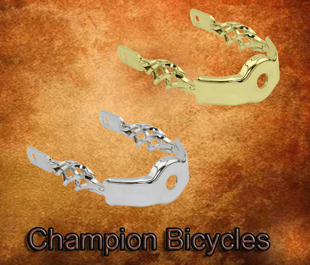 ORIGINAL! SPRING FORK CAGE TWISTED EXTENDED CROWN (CHROME OR GOLD)