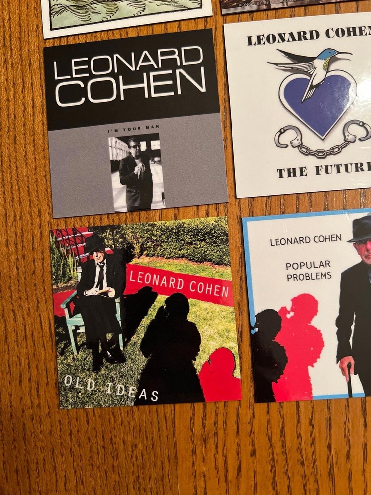 Leonard Cohen fridge magnets