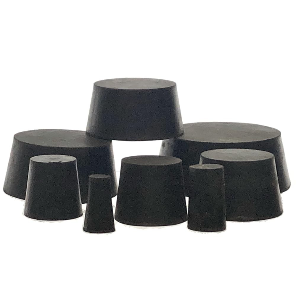 Rubber Stoppers, Solid, (Size 1), Karter Scientific 292D5 (Pack 25)